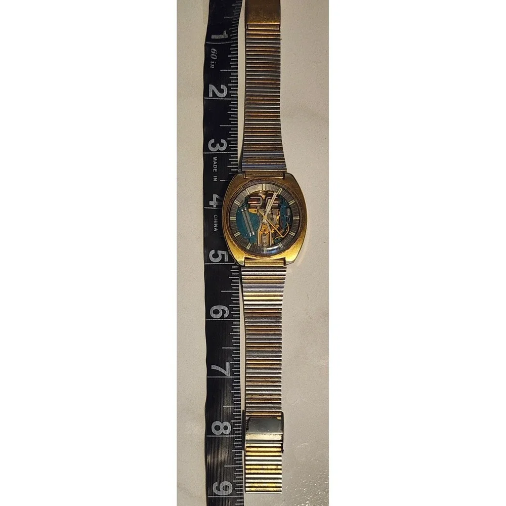 Vintage Bulova Accutron 214 Spaceview Watch READ NOTE